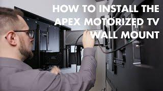 How to Install the Apex Motorized TV Wall Mount