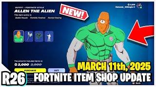 Fortnite Item Shop *NEW* ALLEN THE ALIEN, CROCS COLLAB & MORE! [March 11th, 2025]