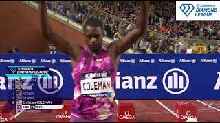 Men’s 100m (Full Replay + Split Analysis) - Brussels Diamond League 2024