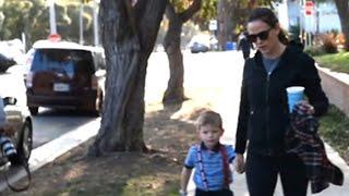 Jennifer Garner Hits The Gym And Picks Up Samuel