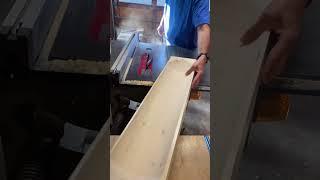 Cutting the sides on the dough bowl