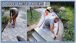 Laying a (Curved) Paver Walkway with Heavy Slope...