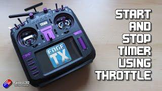 How to start and stop your timer using your throttle on EdgeTX (viewer request)