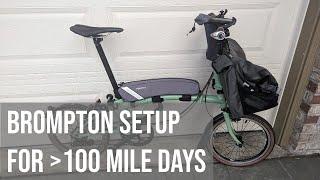 How I Set Up my Brompton to Cycle 200 Miles Self-Supported! [Ride from Seattle to Vancouver Part 1]