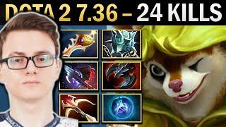 Hoodwink Gameplay Miracle with 24 Kills and Rapier - Dota 2 7.36