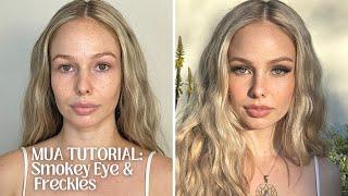 MUA STEP-BY-STEP: SMOKEY EYES & FRECKLE SKIN