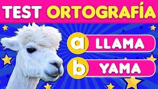 Test de ORTOGRAFÍA y GRAMÁTICA  Preguntas de Ortografía | Trivial Ortografía