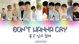 SEVENTEEN (세븐틴) - DON'T WANNA CRY (울고 싶지 않아) Color Coded Han/Rom/Eng Lyrics