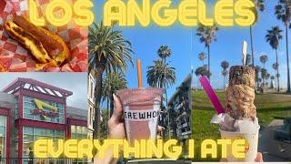 EVERYTHING I ATE IN LA |  Hailey Bieber Smoothie | In-n-out | LA Vlog