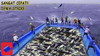 GOD STRIKE VERY FAST TUNA FISHING IN SEA | AWESOME FISHING