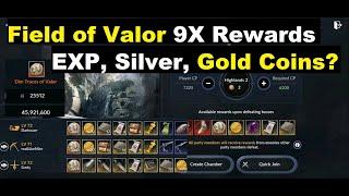 Black Desert Mobile Field of Valor 9X Rewards EXP, Silver , Gold Coins