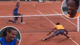The Tennis Match That Turned Into a Circus Show | Gael Monfils VS. Dustin Brown