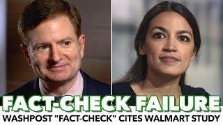 Washington Post Cites Pro-Walmart Study To “Fact-Check” AOC