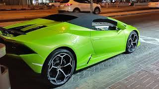 Lamborghini Huracán Evo, Super low car on StreetSide!!!