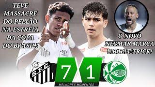 Santos 7 x 1 Juventude | Gols e Melhores Momentos | COPA DO BRASIL SUB-17