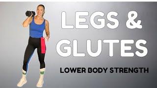 30 min Legs & Glutes workout | lower body strength training with weights