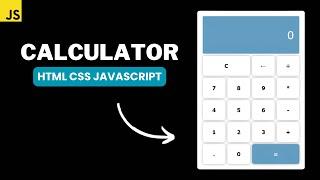 How to make a Calculator using HTML CSS JavaScript