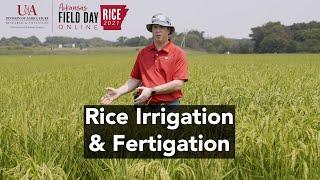 2021 Arkansas Rice Field Day: Irrigation & Fertigation