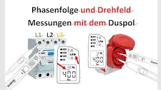 Zweipolige Drehfeld - und Phasenfolgemessung. Duspol an CEE-Steckdose und RCD / Elektrotechnik