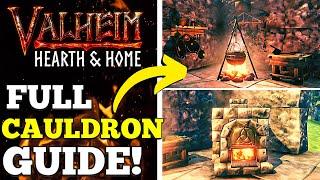 Valheim: Full Cauldron Guide: NEW Food + Upgrades!