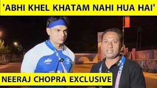 NEERAJ CHOPRA EXCLUSIVE: Not Happy But Ready for More Competition with Arshad Nadeem| Paris Olympic