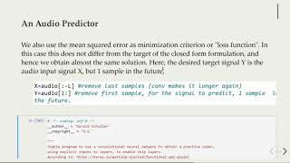 Machine Learning for Audio Signals in Python - 05 Convolutional Neural Networks