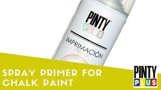 Spray primer for chalk paint