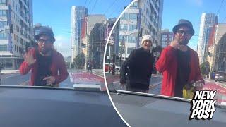 Catcalling bozos trap terrified woman in Waymo taxi to ask for her number: video