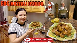 SUPER RETSEP Krevetkani ENG mazzali usulda pishirishКак вкусно приготовить 