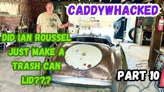 1938 Kustom Cadillac: Ian Roussel Fabs What Some Might Say Is A Trashcan Lid!  