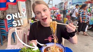 $10 Laos Street Food Challenge in Vientiane