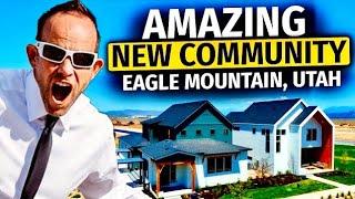 MUST SEE New Home Community Eagle Mountain UTAH Firefly Candlelight Homes