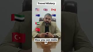 How you can make strong Travel History