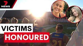 New arrest made in Laos as AFLW community pays tribute to Holly Bowles and Bianca Jones | 7NEWS