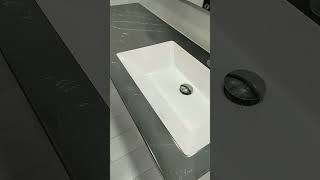 Столешница из искусственного камня с опорой в пол. Granistyle. Granistone.