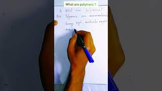 What is a polymer simple definition?