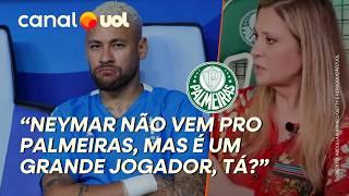 LEILA PEREIRA AVALIA NEYMAR, DIZ QUE ELE VAI PRO SANTOS E QUE PALMEIRAS NÃO É DEPARTAMENTO MÉDICO