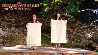 Bizans oyunları  maya kızları dansı kamera arkası