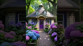 The Purple Door Cottage  #cottagenest #relaxing #cottagevibes #scenery #gardendesign