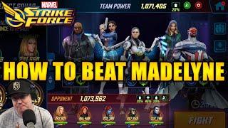 Madelyne In War - Dormhold Takedown - Alliance War Battles - MARVEL Strike Force - MSF