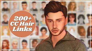 200+ maxis match male hairs + cc links! - the sims 4: custom content showcase