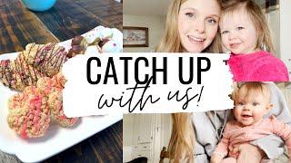 WE'RE BACK! Catch up with us, meet Caroline, and make some yummy Valentine's Day treats!