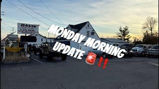 Monday Morning Update and Ride Along test drive bucket truck for sale