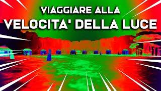 Ecco cosa vedremmo se viaggiassimo alla velocità della luce