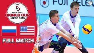 Russia  USA - Full Match | Men’s Volleyball World Cup 2019