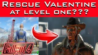 RESCUE NICK VALENTINE AT LEVEL 1? (Unique Dialogue and Story Impact in Fallout 4)