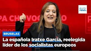 La española Iratxe García, reelegida líder de los socialistas europeos