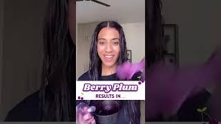 Viral No-Bleach Hair Color @ @blendwithmuskan | Paradyes BERRY PLUM #hairtok #hairdye #purplehair