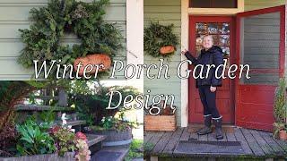 WINTER PORCH GARDEN DESIGN | Dividing overgrown Hosta's