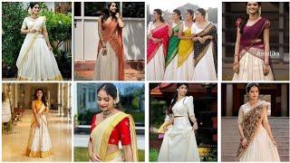 Best Onam Dress designs 2024|| Onam Special Outfits 2024|Kerala Traditional Dress 2024| Onam Outfits